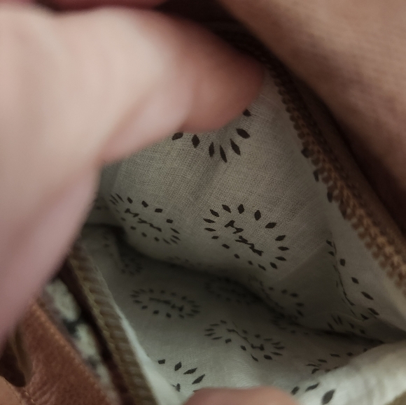 Myra Messenger Crossbody Shoulder Bag With Calf Hair And Leather Emblishment EUC - Picture 10 of 10